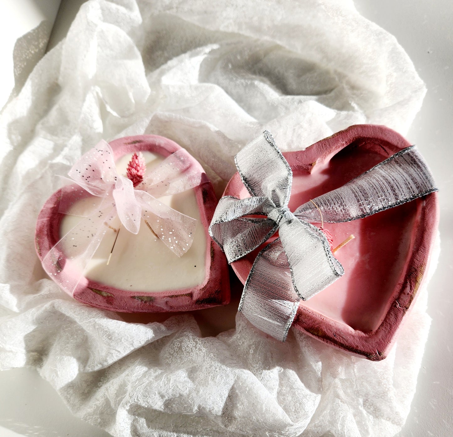 Mini Heart Wood Dough Bowl