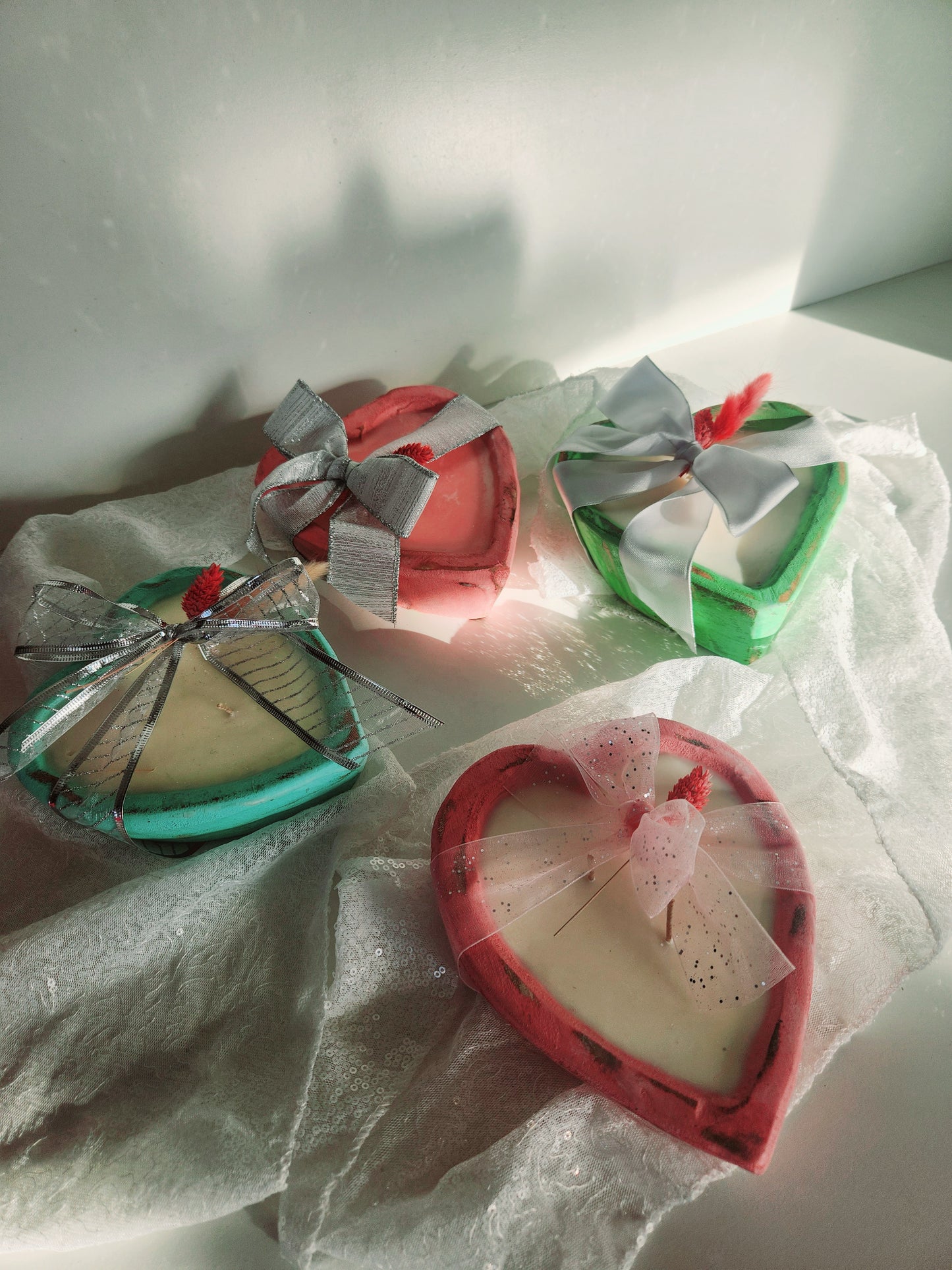 Mini Heart Wood Dough Bowl