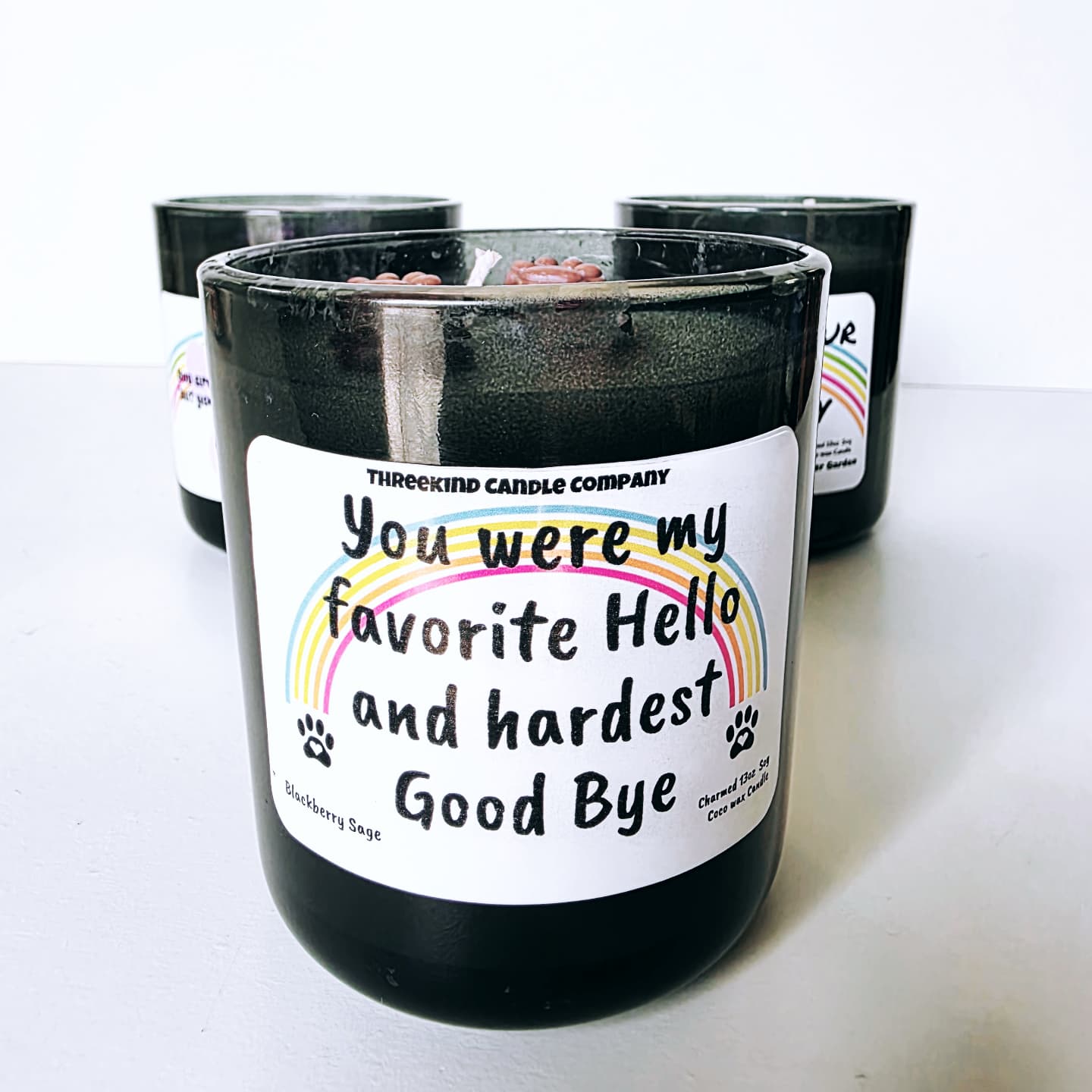 Pet Memorial Charmed Candles
