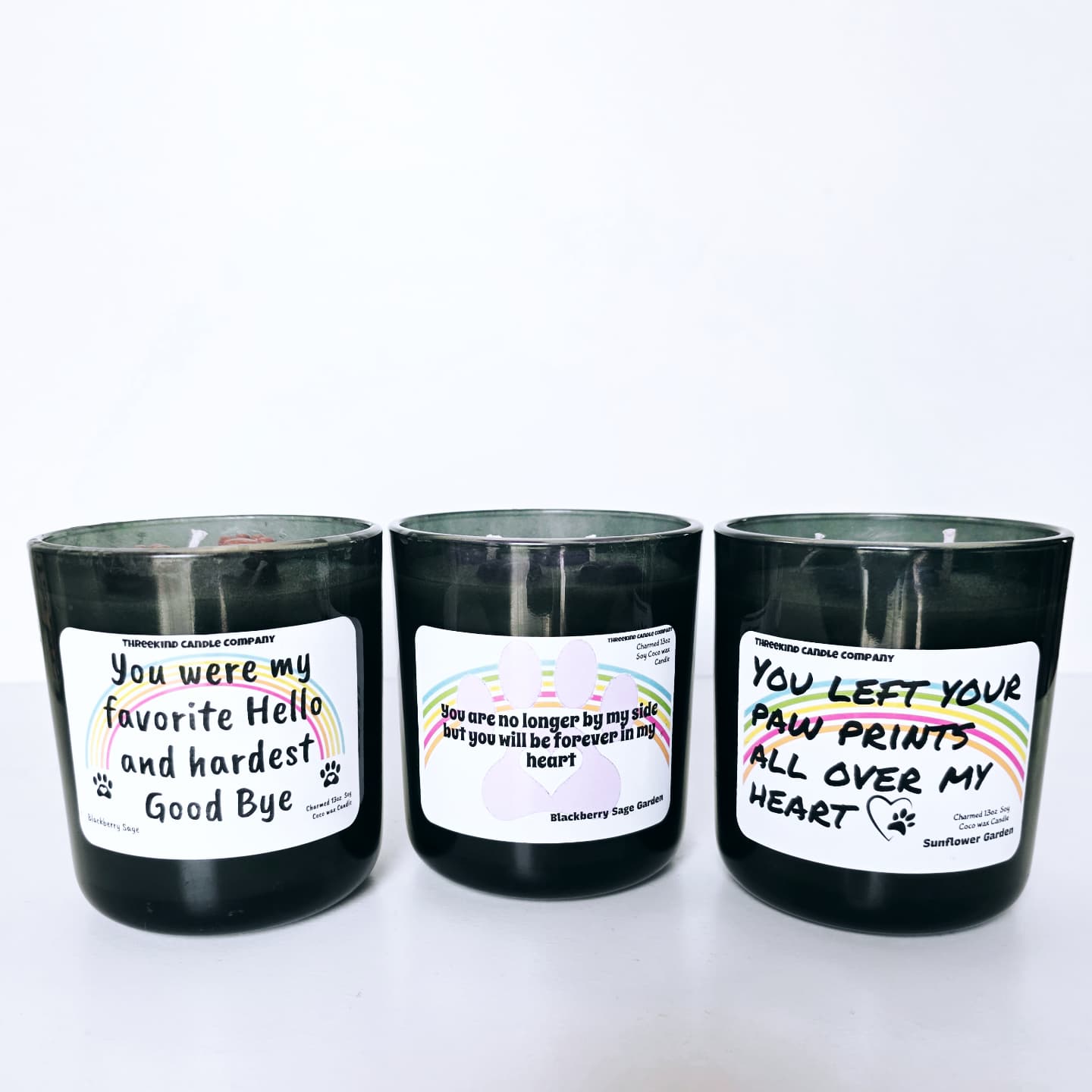 Pet Memorial Charmed Candles