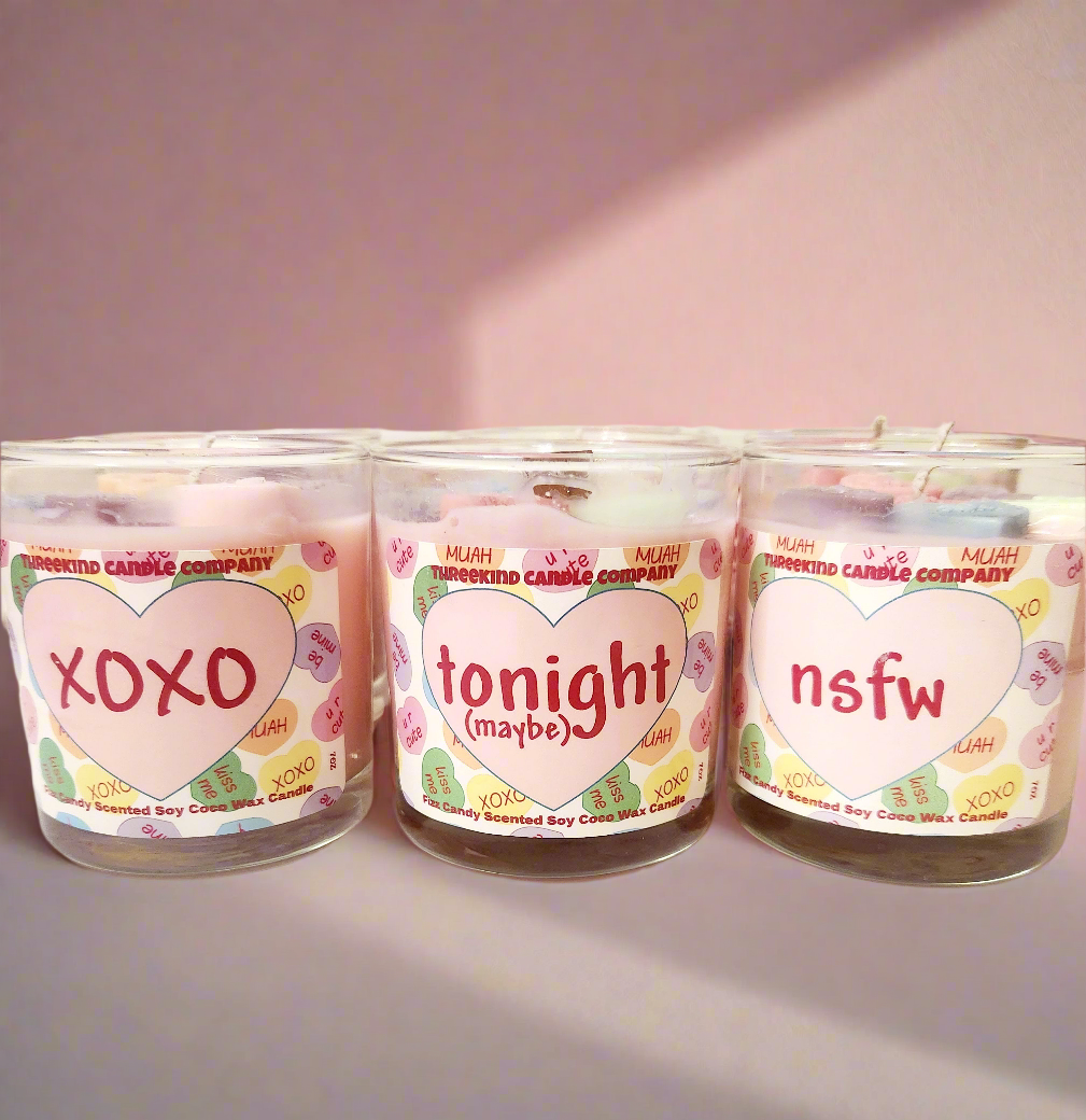 Valentine Sweet Heart candles