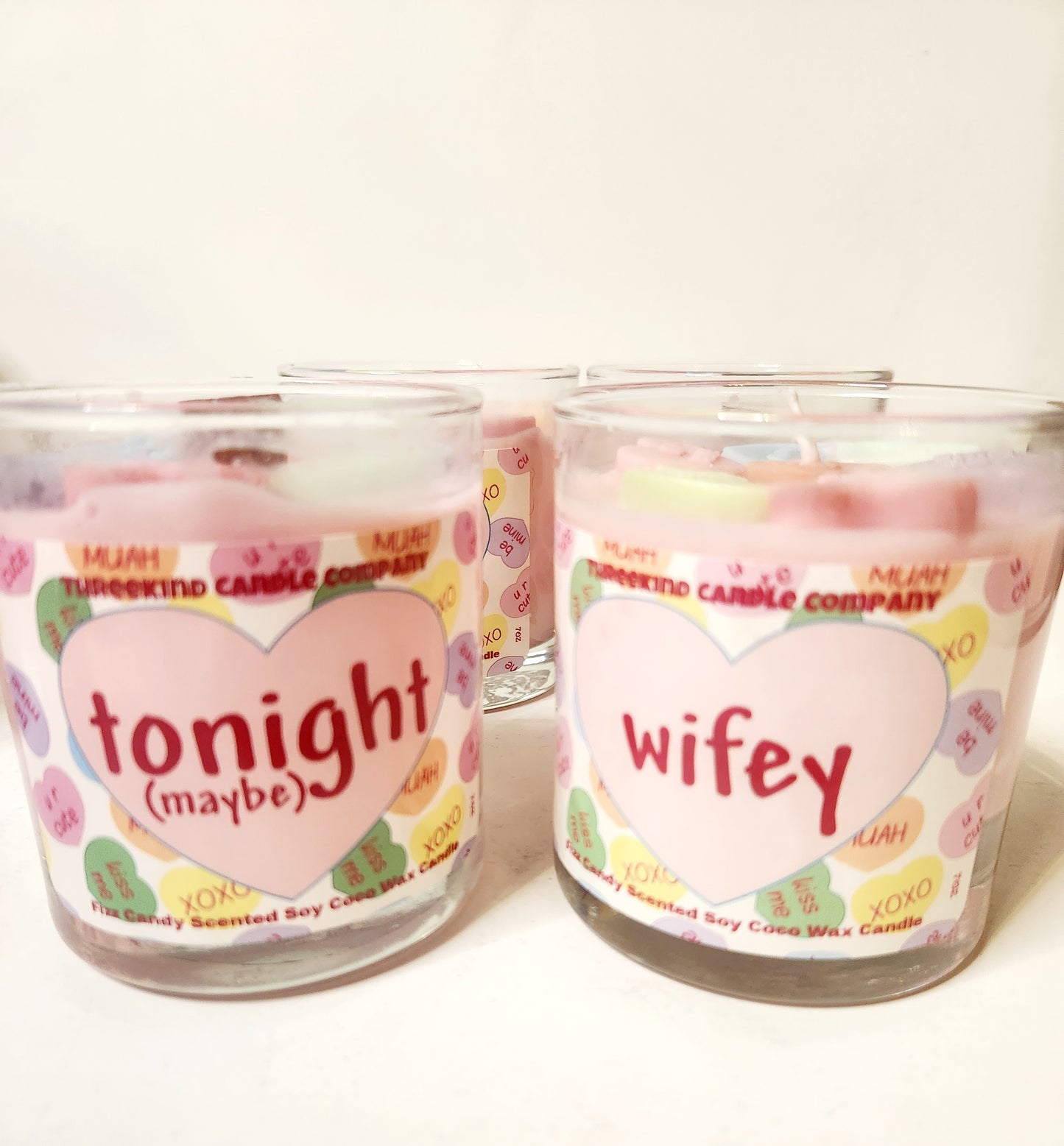 Valentine Sweet Heart candles