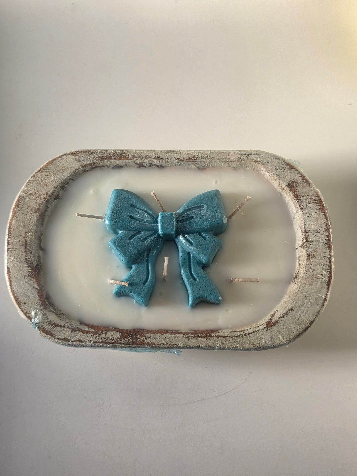 Pretty Mini Dough Bowl Candles