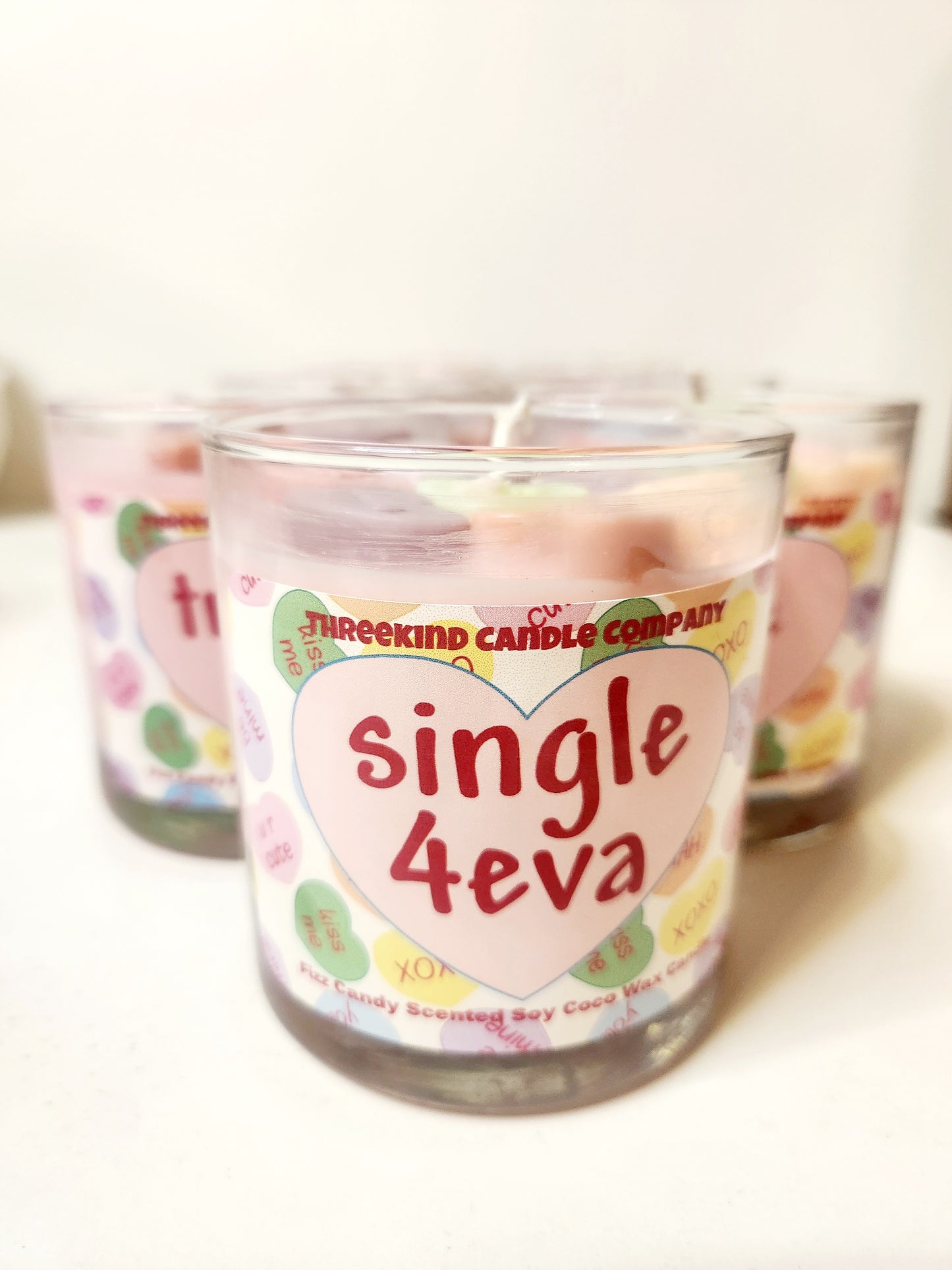 Valentine Sweet Heart candles