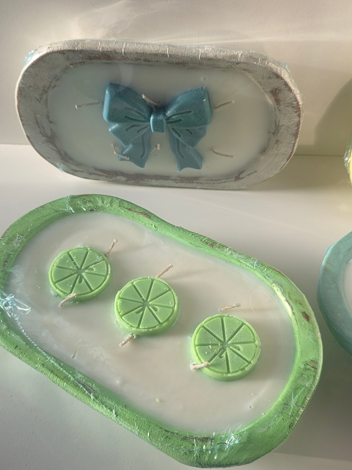 Pretty Mini Dough Bowl Candles
