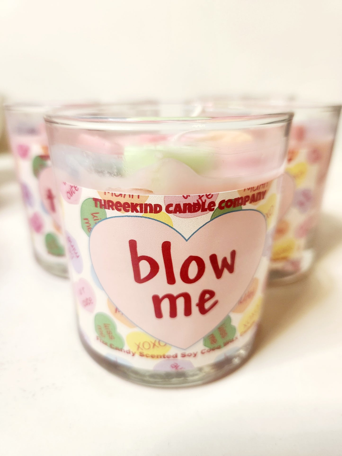 Valentine Sweet Heart candles