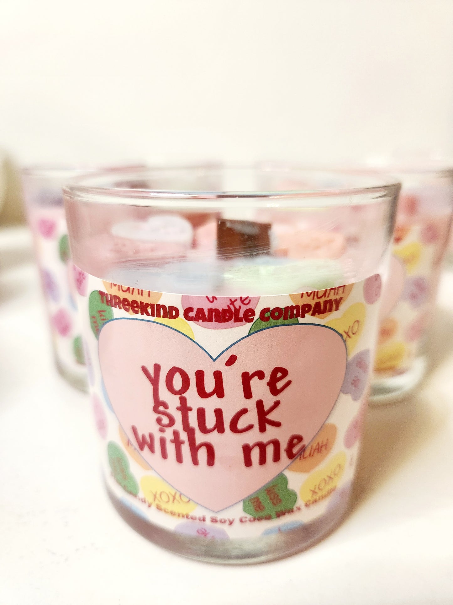 Valentine Sweet Heart candles