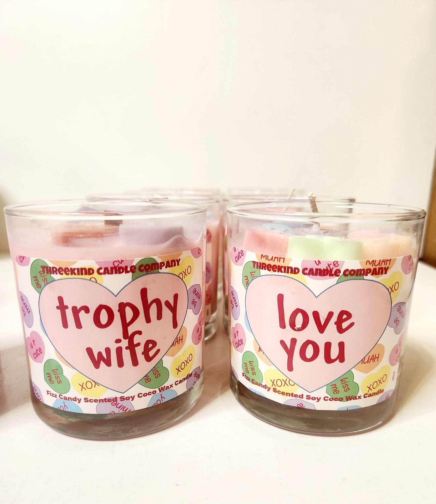 Valentine Sweet Heart candles