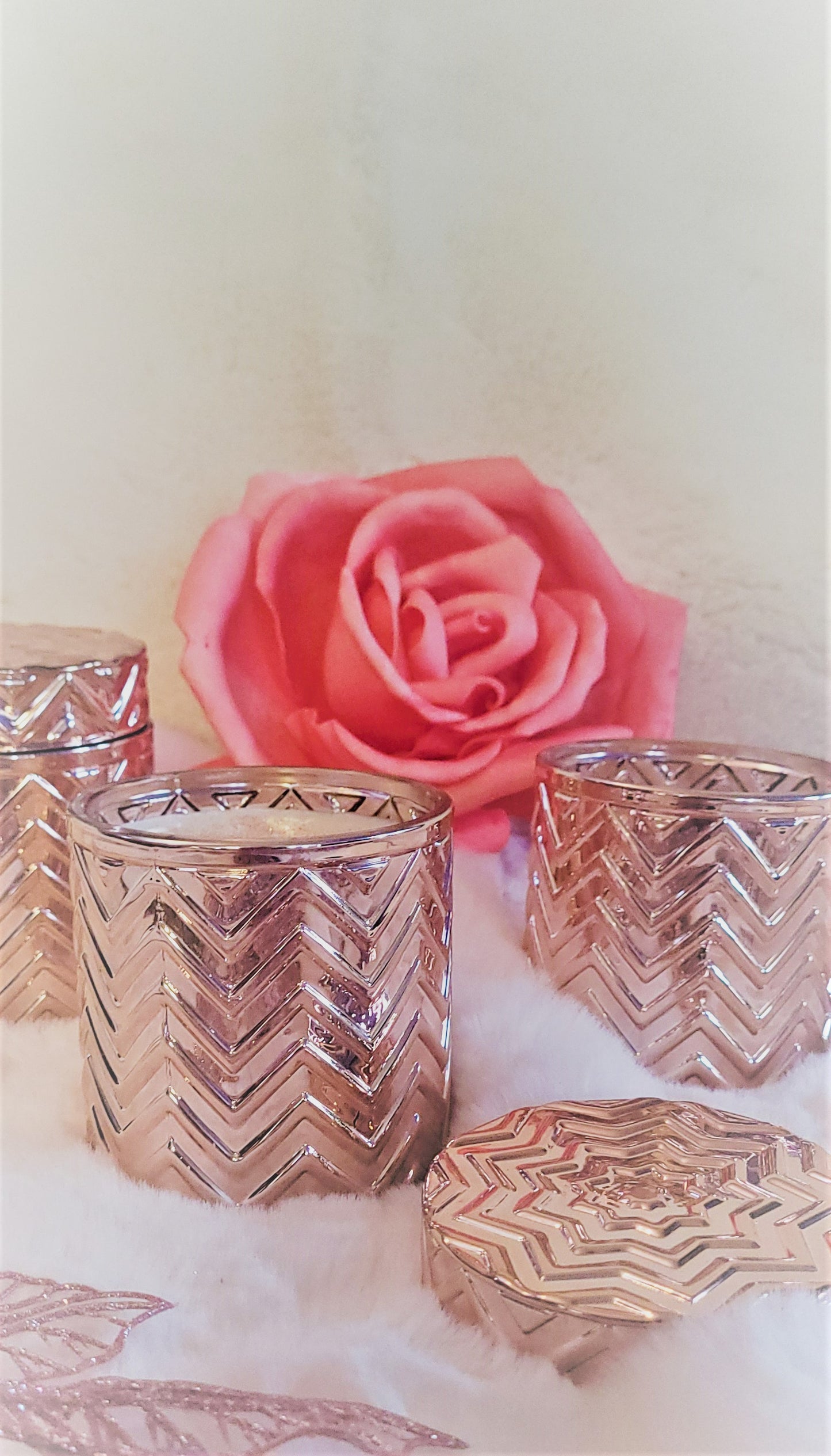 Rose Gold Glam Jar Candle