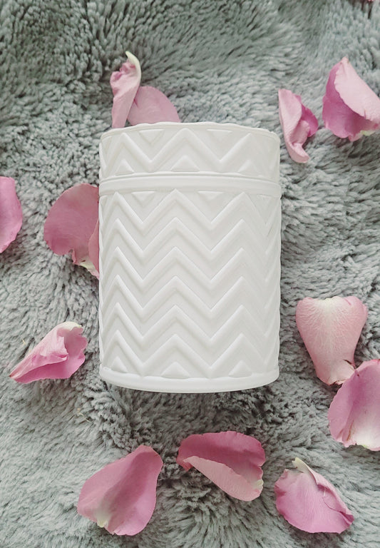 Matte White Glam Jar Candle