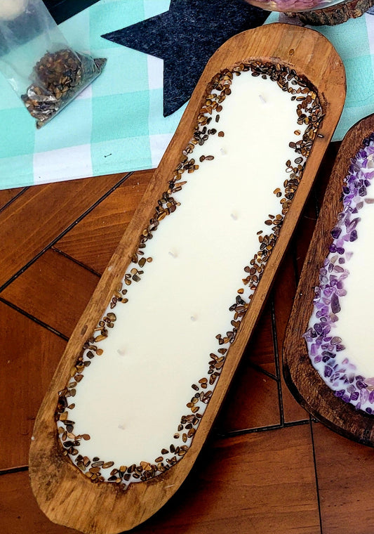 Long Wood Dough Bowl